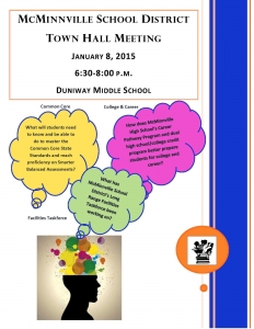 District town hall meeting is tomorrow night!