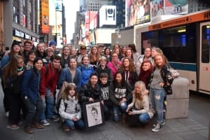 Drama students visit New York over Spring Break