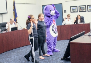 School Board proclaims “Hands & Words Are Not for Hurting” Week
