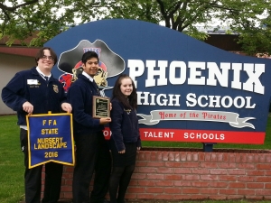 Horticulture students win first place in state FFA competition