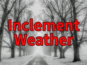Inclement weather information