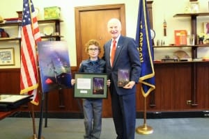 Memorial fifth grader honored at Capitol for essay