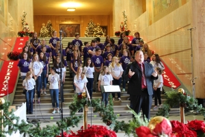 Middle School choirs perform at the Capitol