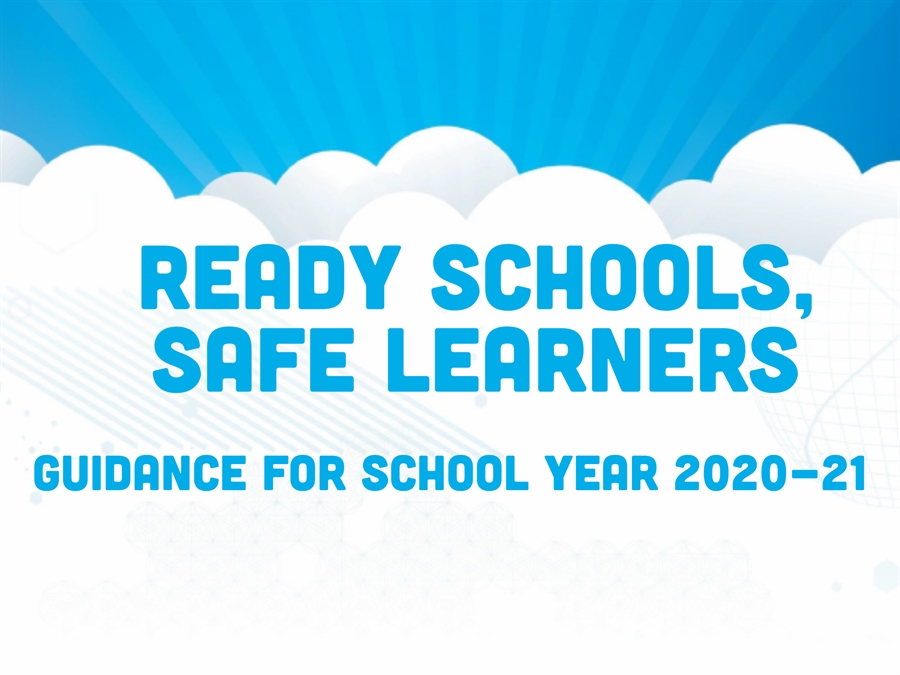 image with text "Ready Schools, Safe Learners" image with text "Ready Schools, Safe Learners"