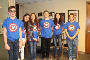 Patton WEB Leaders visit School Board