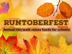 Runtoberfest is the first Saturday in October