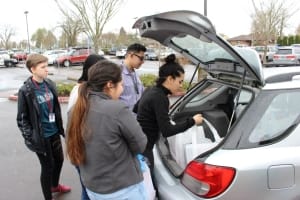 Salesforce donates 45 food bags to MHS