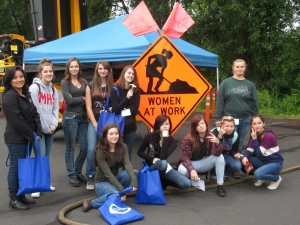 Students attend Women in Trades Career Fair