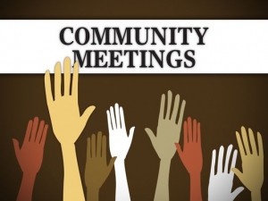 Upcoming neighborhood information meetings