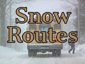 Snow routes