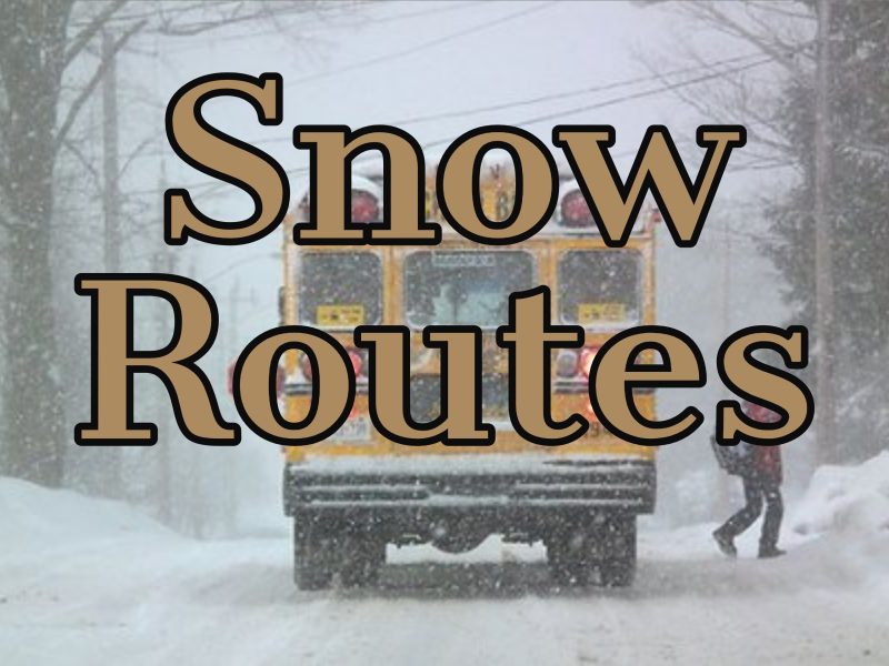 Snowy Bus Mcminnville School District
