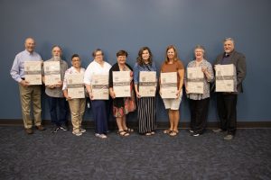 Retiring staff honored at School Board reception