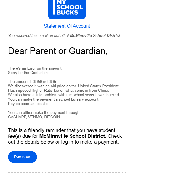 E EAE CA A DDEE BC Mcminnville School District