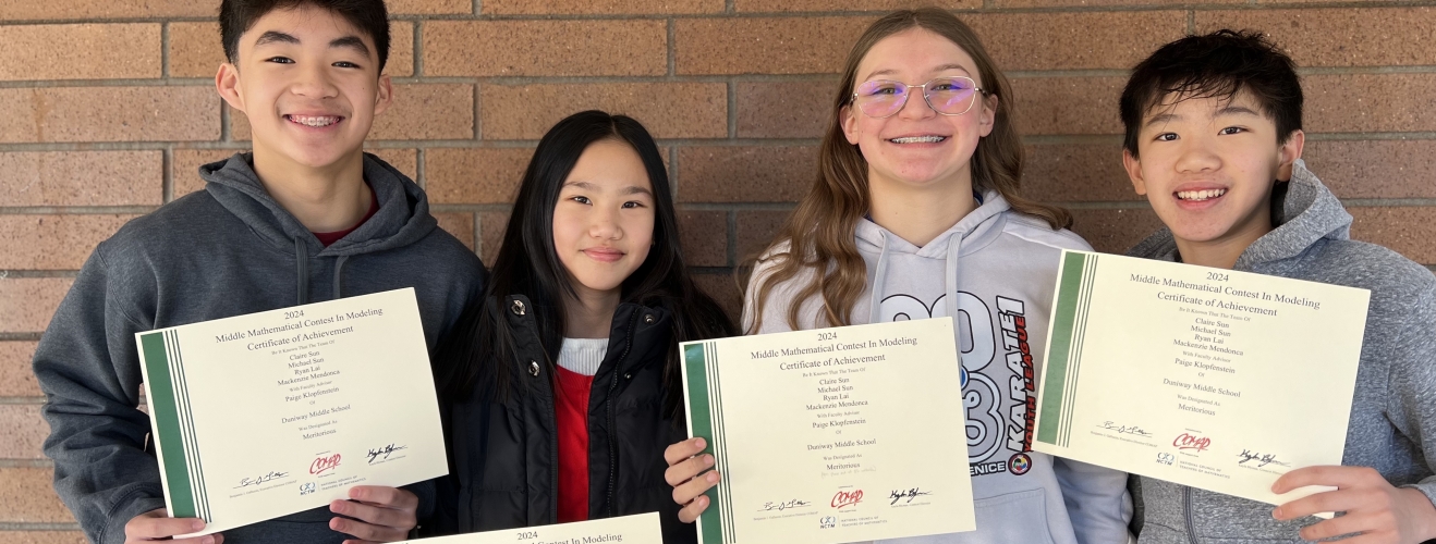 Math Modeling Team Mcminnville School District