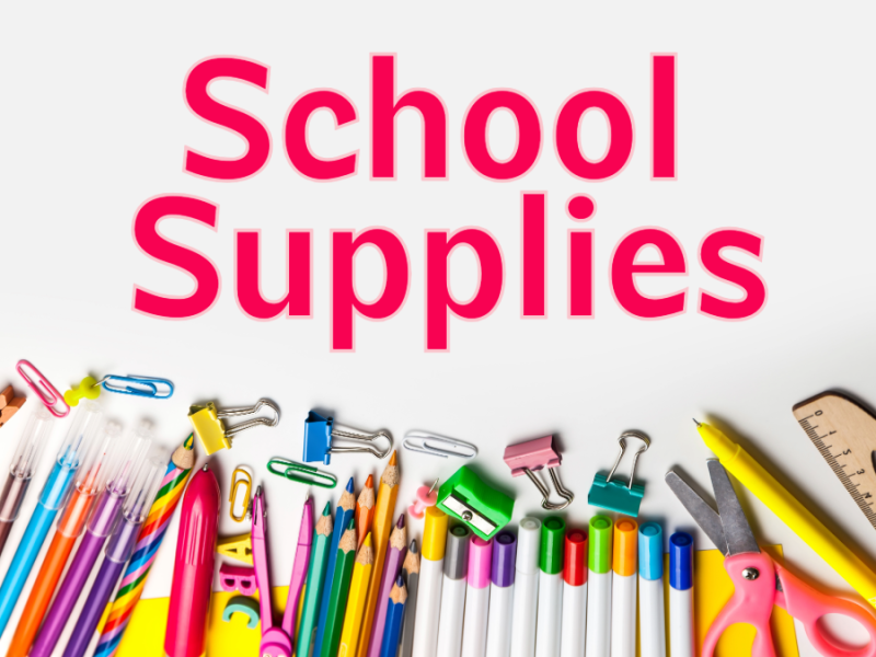 School Supplies Mcminnville School District