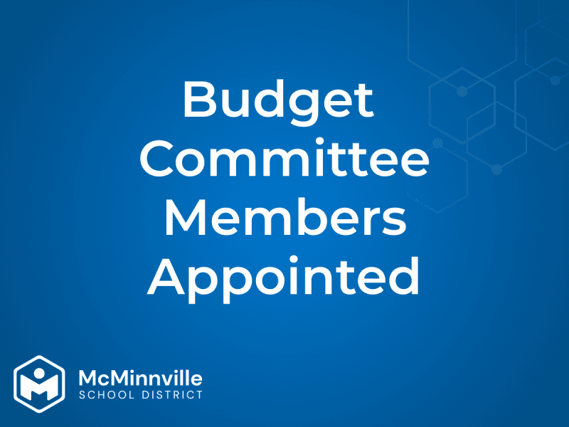Committee Members Appointed Mcminnville School District