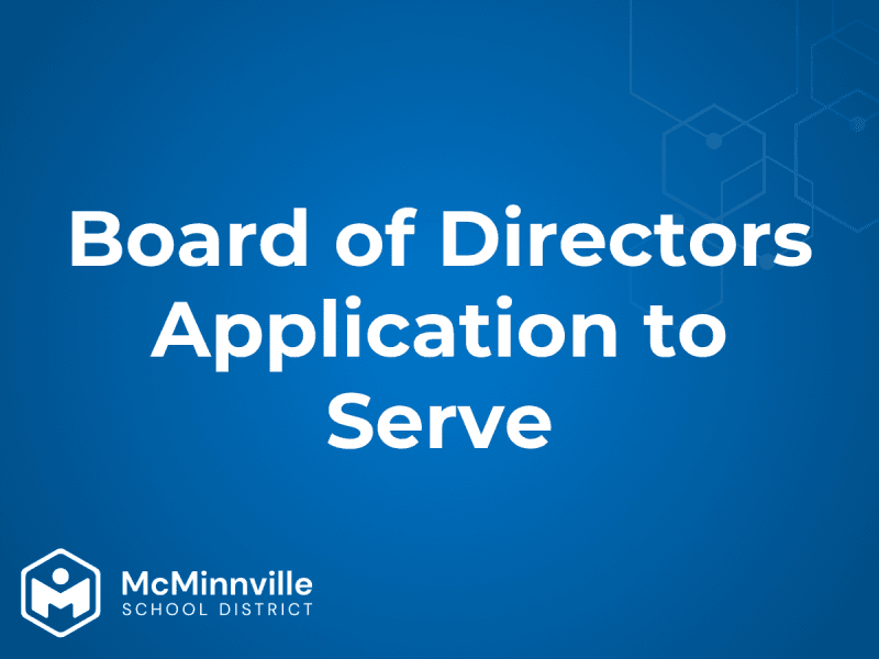 Committee Members Appointed Mcminnville School District