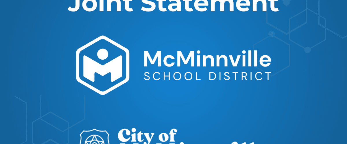 Joint Statement News Graphic Mcminnville School District
