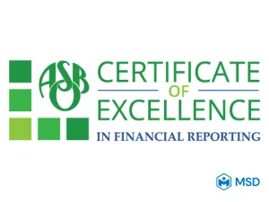 MSD Earns Certificate of Excellence in Financial Reporting Award