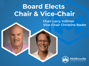 Board Elects Chair and Vice-Chair