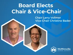 Board Elects Chair and Vice-Chair